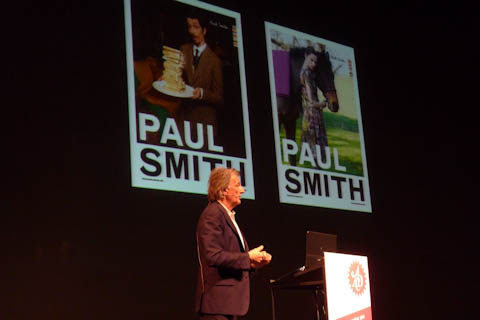 Paul Smith mit zwei Anzeigenmotiven